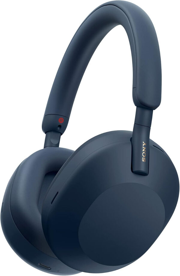 Sony WH-1000XM5 Noise Cancelling, Auriculares de Diadema Bluetooth, Llamadas, Hi-Res, Audio, 30H de batería, Carga rápida, Alexa, Google Assistant, iOS, Android, Azul Midnight