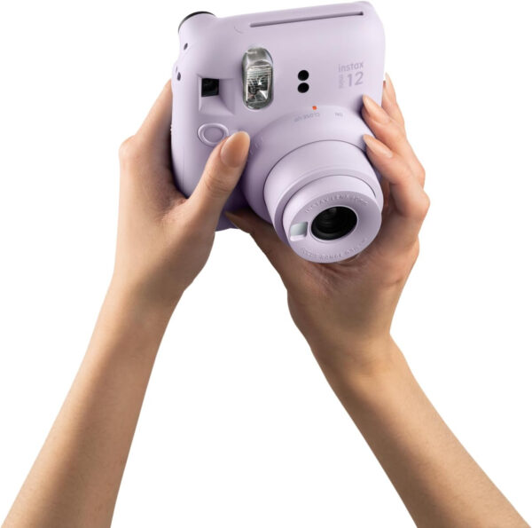 Instax Mini 12 - Cámara instantánea, con autoexposición y lente selfi incluida, Morado (Lilac Purple) - Imagen 2