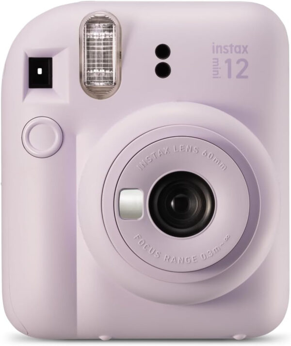 Instax Mini 12 - Cámara instantánea, con autoexposición y lente selfi incluida, Morado (Lilac Purple) - Imagen 4