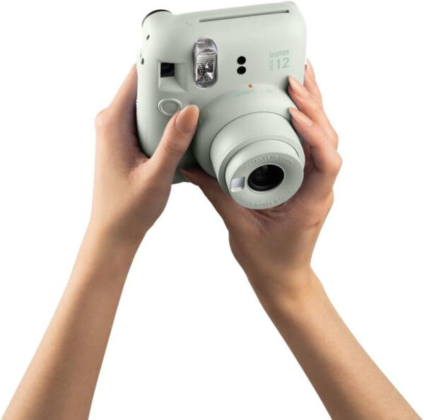 Instax Mini 12 Cámara instantánea, con autoexposición y Lente selfi incluida, Mint Green - Imagen 4