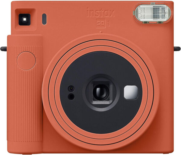 instax SQ1 Square Cámara instantánea automática, tamaño de Foto Cuadrado. Terracota Orange