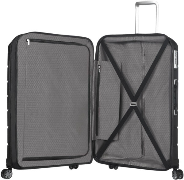 Samsonite Flux Maleta Spinner L Expandible, 75 cm, 111 L, Azul (Azul Marino) - Imagen 4