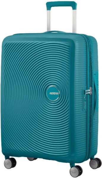 American Tourister Expandable Soundbox Case - Spinner M, 67 cm, 81 L, Green (Jade Green)