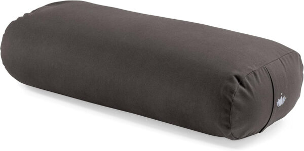 Lotuscrafts Bolster Yoga Rectangular para Yin Yoga - Relleno de Kapok - Cubierta en Algodon Lavable - Cojin Yoga Restaurativo - Bolster Yoga Kapok - Bolster Yoga Algodon