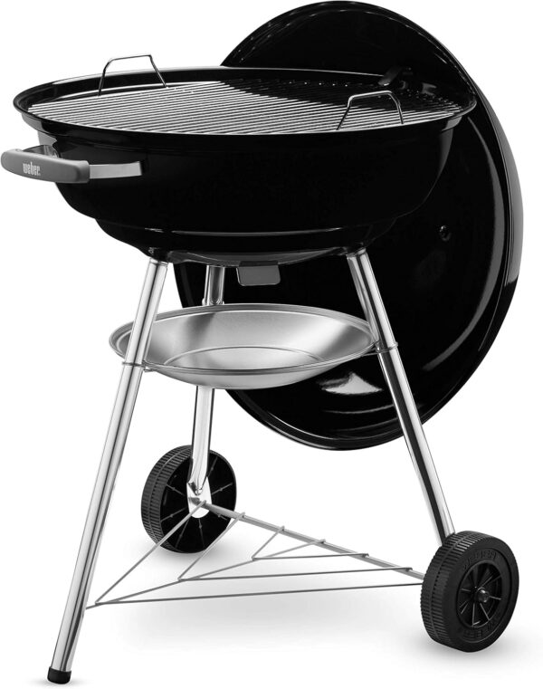 Weber Compact Kettle Barbacoa de Carbón, 57 cm, Negro 1321004 - Imagen 4