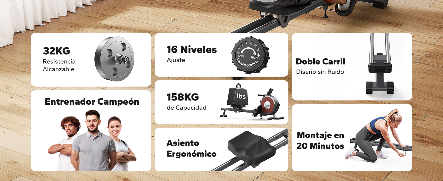 máquina de remo