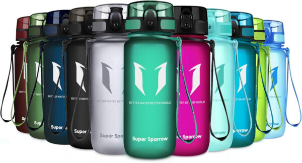 Super Sparrow Botella de Agua Deportiva -350ml & 500ml & 750ml & 1000ml - Sin BPA