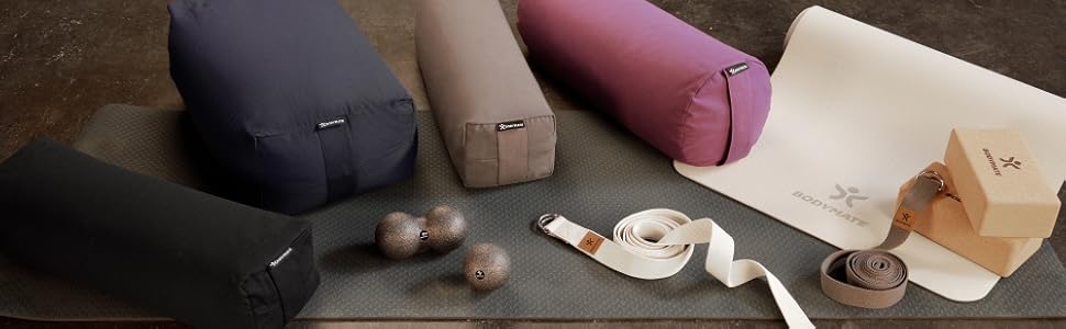 Bolster rectangular para yin yoga 