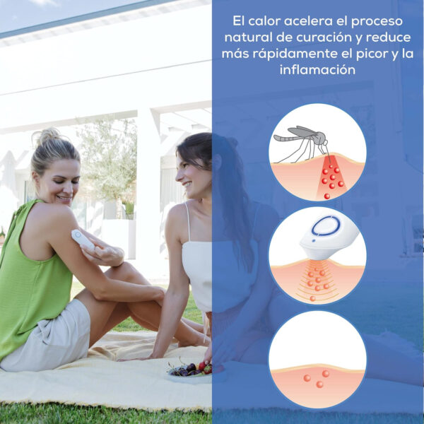 Beurer BR 60 Dispositivo para el tratamiento de mordeduras y picaduras de insectos, alivia el picor y la hinchazón sin sustancias químicas, pequeño y manejable - Imagen 3