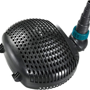 Bomba de filtro/estanque AquaForte EC-10000 10 m³/h, altura de impulsión 5m, 68Watt, Negro | adecuado para agua dulce y salada | adecuado para arroyos, cascadas, fuentes, filtros, etc.