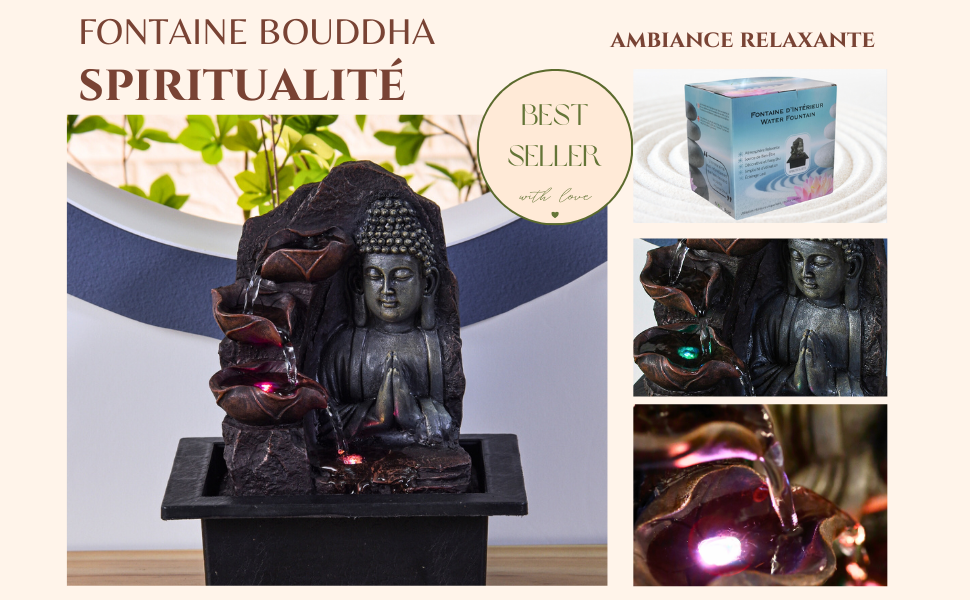 FUENTE BUDDHA ZEN FENG SHUI IDEE REGALO DECO