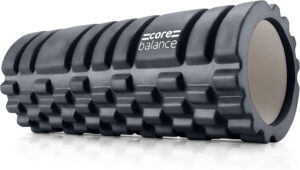 Core Balance Rulo de Masaje Muscular para Tejidos Profundos – Rodillo de Masaje para Aliviar Puntos de Tensión – Foam Roller Masajeador Deportivo – Rulo de Fisioterapia, Fitness y Gimnasio