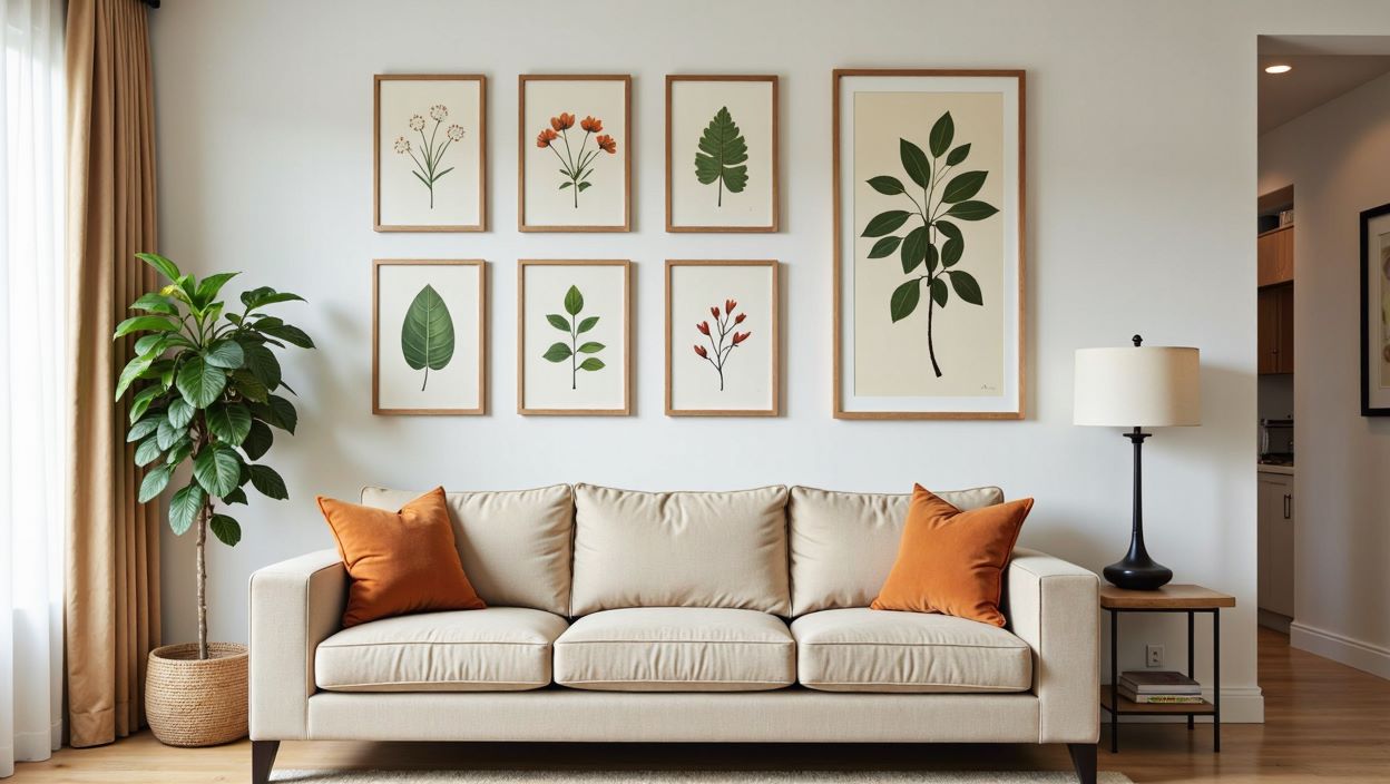 Láminas decorativas en la decoración del hogar