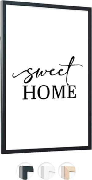 edihome, Marcos de Fotos A3, (1 Unidad), 29,7 x 42 cm, de Madera, Lamina Acrilica, para Título Universitario, Poster, Fotografias Boda, Comunión, Diplomas (Negro - 1 Unidad)