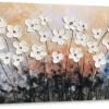 yihui Art pintado a mano textura grande de pintura al óleo sobre lienzo flores cuadros decorativos arte de pared para decoración de la sala de estar contemporáneo Arte enmarcado y listo para colgar