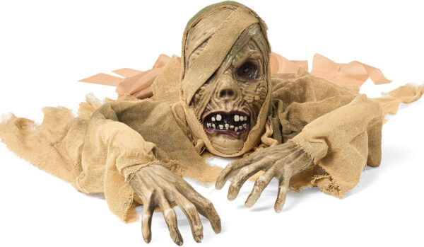 JOYIN Halloween Zombie Groundbreaker Decoration, Zombie with Light-up Eyes and Creepy Sound (Sound Activated) for Outdoor Halloween, Lawn, Yard - Image 11