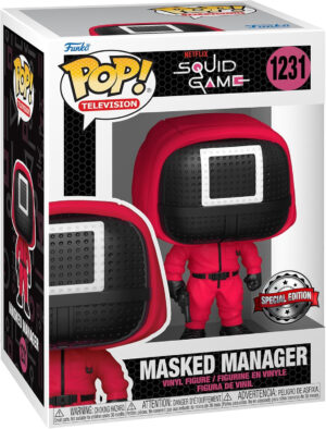 Funko Pop Squid Game Manager 1231 Exclusive Edition - Figura Multicolor