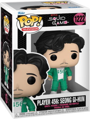 Funko Pop! TV: Squid Game - Gi-hun 456 - el Juego del Calamar - Figura de Vinilo Coleccionable - Idea de Regalo- Mercancia Oficial - Juguetes para Niños y Adultos - TV Fans