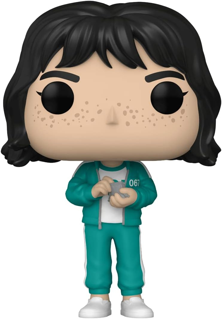 Funko Pop! Juego de 6 juegos de calamar - SAE-Byeok 067, Il-NAM 001, Sang-Woo 218, Gi-Hun 456, Ali 199 y Red Soldier - Imagen 2
