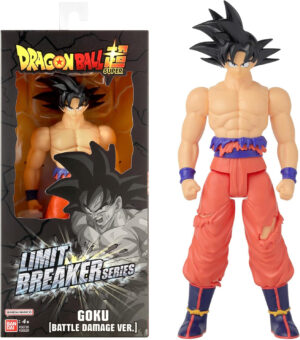 BANDAI - Dragon Ball Goku Battle Damage - Limit Breaker Series - 36829 - Figura de acción articulada de 30 cm para niños y coleccionistas, diseño con Detalles de Combate, Gran Escala