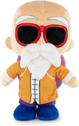 BARRADO Peluche de los Personajes de 28cm - Goku, Muten Roshi, Krilin, Puar - Calidad Super Soft (28cm, Muten Roshi)