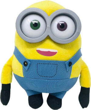 Play by Play Minions Rise of Gru Minions - Peluche de los Minions (Bob, Otto, Kevin, Stuart, Dave con ojos de PVC, 30 cm)