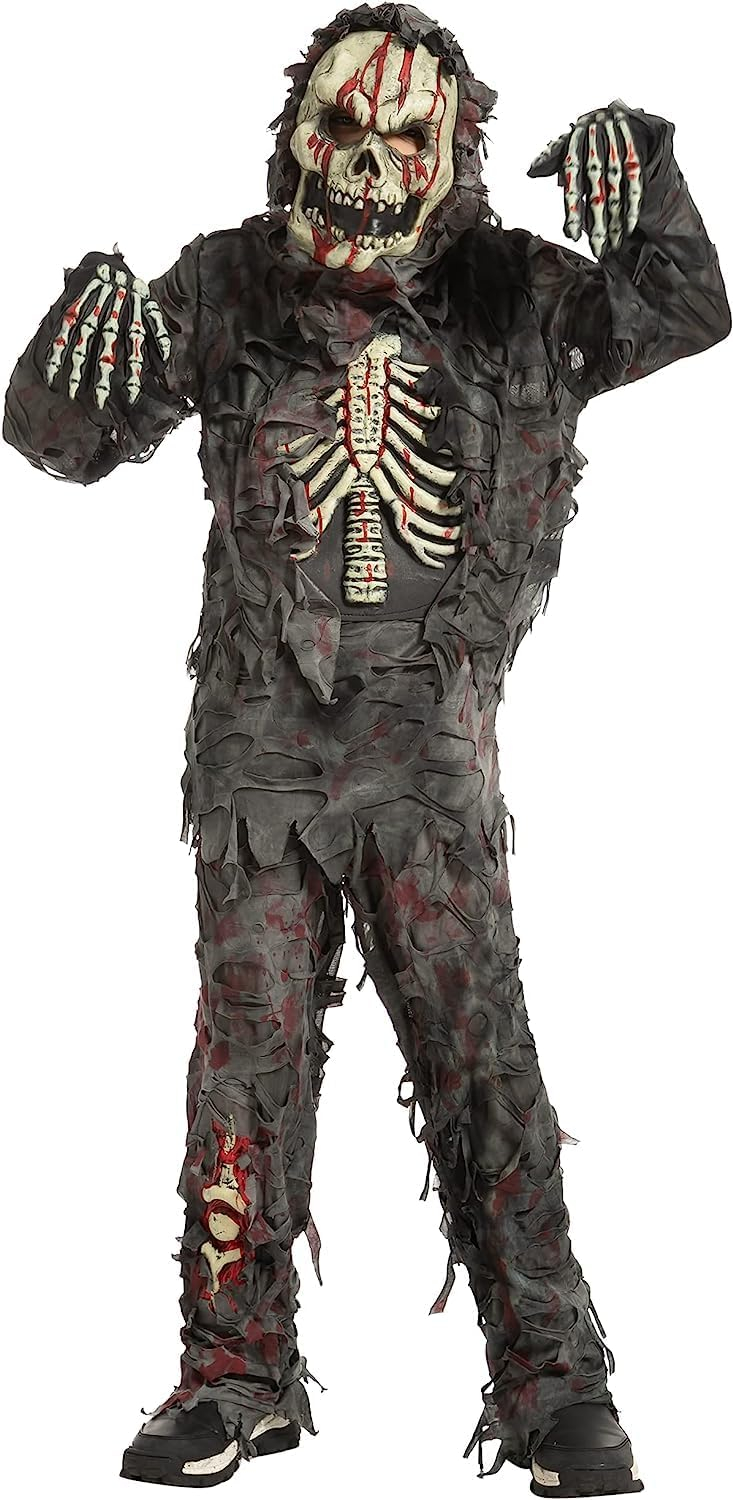 Spooktacular Creations Child Boy Scary Black Zombie Costume for Kids