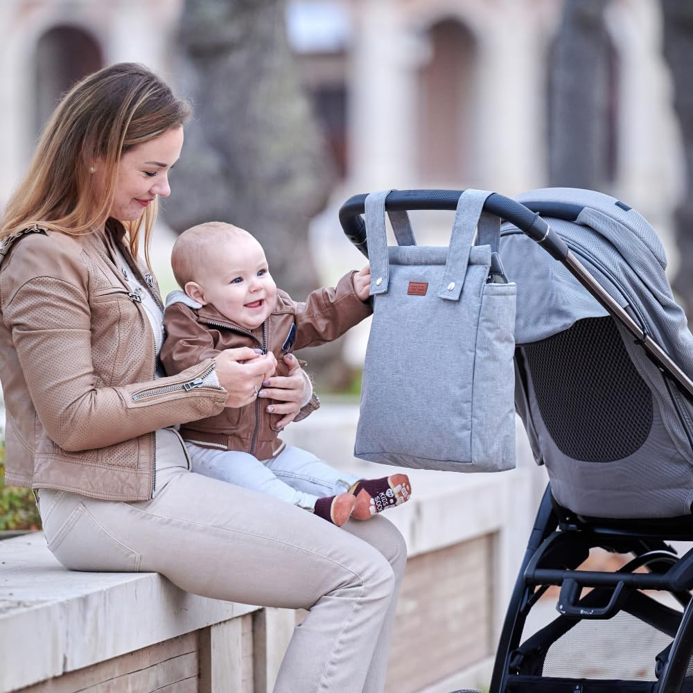TENDS Bolso Carro Bebe espacioso - Bolsa Carrito Bebe con Función de Bolso Maternidad -Organizador para Carro y Carrito de Bebé-Bolso Bebé Multiusos y Espacioso como Bolsa Hospital Maternidad - Imagen 2
