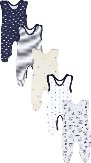 TupTam Peleles Estampados para Bebés Paquete de 5