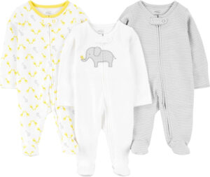 Simple Joys by Carter’s Pijamas para bebés y niños pequeños (Pack de 3) Unisex bebé