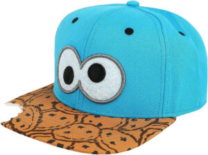 Barrio Sesamo Monstruo de Las Galletas Unisex Gorra Multicolor