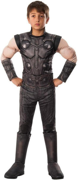 Avengers - Disfraz de Thor Premium oficial para niños, infantil 3-4 años (Rubie's 641312-S)