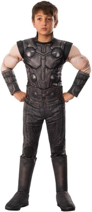 Avengers - Disfraz de Thor Premium oficial para niños, infantil 3-4 años (Rubie's 641312-S)