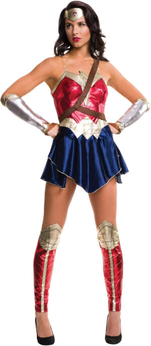 Rubie's Disfraz oficial de DC Comics Dawn of Justice Wonder Woman para mujer, disfraz de superhéroe para adultos