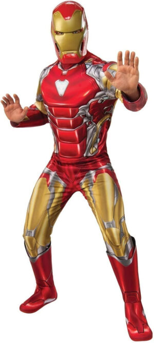 Rubie’s Official Marvel Avengers Endgame Iron Man Deluxe Costume, Adult Superhero Fancy Dress