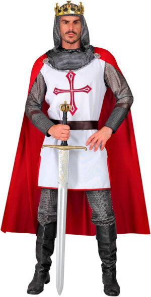 W WIDMANN MILANO Party Fashion – disfraz caballero templario, caballero armadura, medieval, disfraz cuento de hadas, príncipe