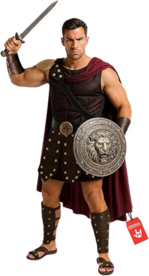 Morph Disfraz Gladiador Hombre, Traje Romano Hombre, Disfraz Legionario Hombre,Disfraz Romano Hombre,Disfraces Espartano, Disfraz Carnaval Hombre