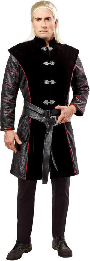 Rubies House of Dragon Official Daemon Targaryen Deluxe Costume, Mens Fancy Dress, optimal for any Occasion - Halloween and World Book Day
