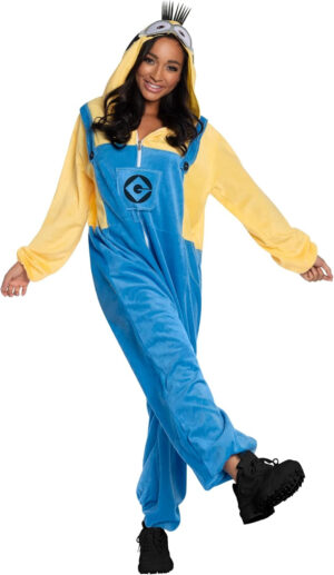 Rubies Official Illumination's Despicable Me 4, Minion Tim - Mameluco unisex, disfraz para adultos
