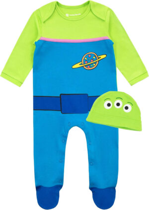 Disney Body Bebe Manga Larga | Ropa Bebe Toy Story | Conjunto Pijama Bebe y Gorro