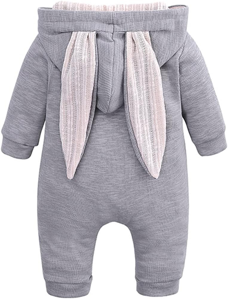 Verve Jelly Bebé recién nacido Niños Niñas Conejito Trajes de Pascua Infantil de manga larga Onesies Sudadera con capucha Mono Pijama - Imagen 2