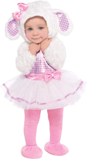(997540) Child Girls Little Lamb Costume (12-18m)