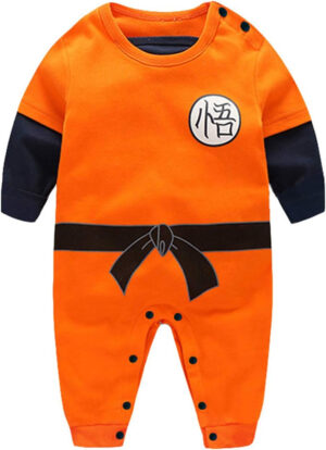 Sxkayxr - Pelele de dibujos animados para recién nacidos, para niños y niñas, inspirado en Goku