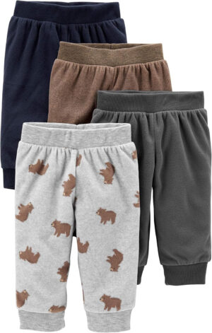 Simple Joys by Carter's Infant-and-Toddler-Pants (Pack de 4) para Bebés