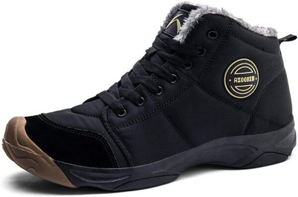 Azooken Hombre Mujer Botas de Invierno Zapatillas Trekking Senderismo Impermeables Nieve Antideslizante Calientes Botines 36-46