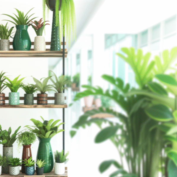 Idea Almacenamiento y Organización para Exteriores Estante de plantas