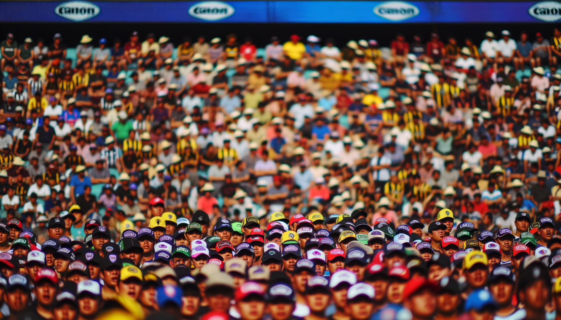 Idea con Gorras en Eventos Deportivos