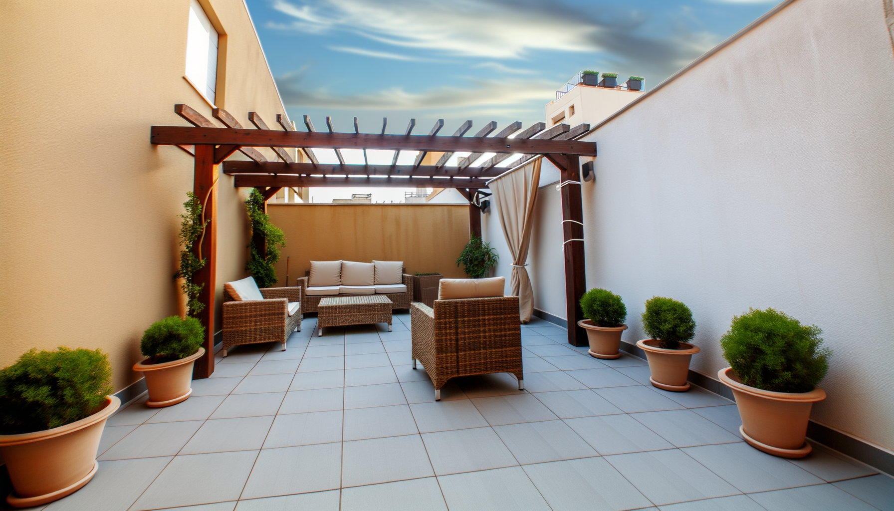 Idea con Muebles de Exterior en  Terraza
