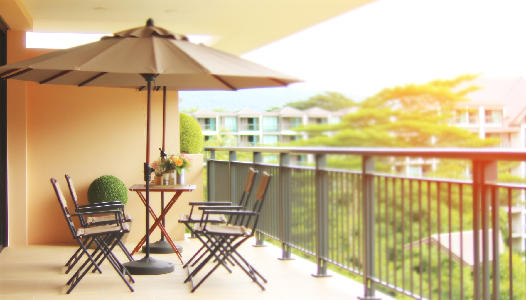 Idea con Muebles y accesorios para exteriores en Para Balcones