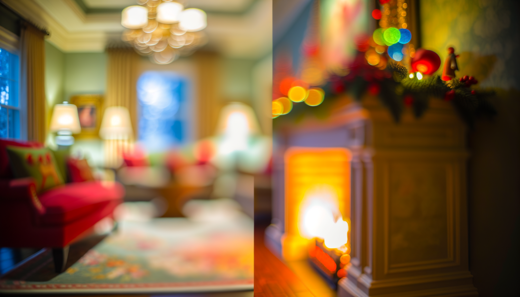 Idea con Otoño-Invierno en Salón, Navidad